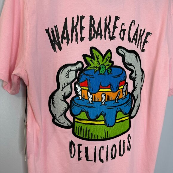 Wedding Cake Men’s Smoke Cake Graphic T-Shirt XL - Picture 7 of 7